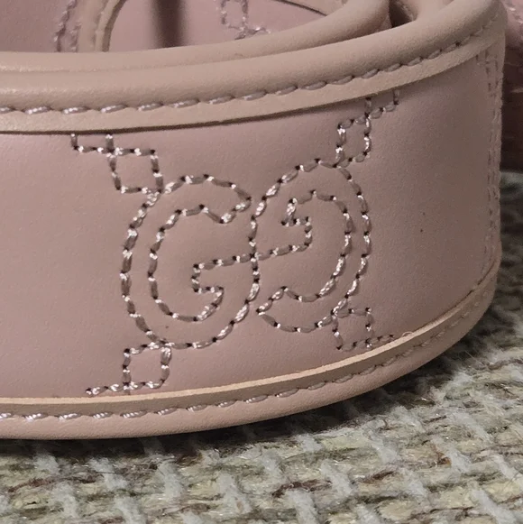 New Pink GG Style Belt - Picture 5 of 5